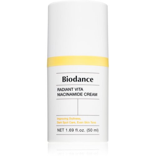 BIODANCE Radiant Vita Niacinamide Cream vlažilna in hranilna krema za posvetlitev in zgladitev kože 50 ml Cene