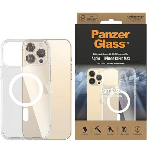 PanzerGlass TRDI OVITEK PANTERGLASS Z ANTIBAKTERIJSKIM OVITKOM MAGSAFE ZA IPHONE 13 PRO MAX, (21898508) Cene