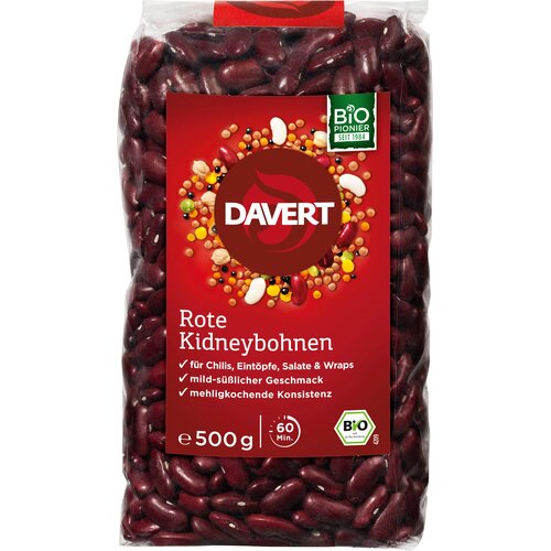 Davert Bio rdeči kidney fižol - 500 g Cene