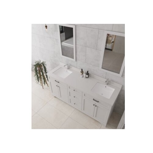 Hanah home Komplet nameštaja za kupatilo (3 komada) Yellowstone 72 White Cene