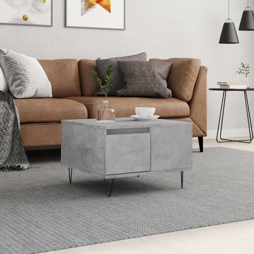  Stolić za kavu boja betona 55x55x36,5 cm konstruirano drvo Cijene