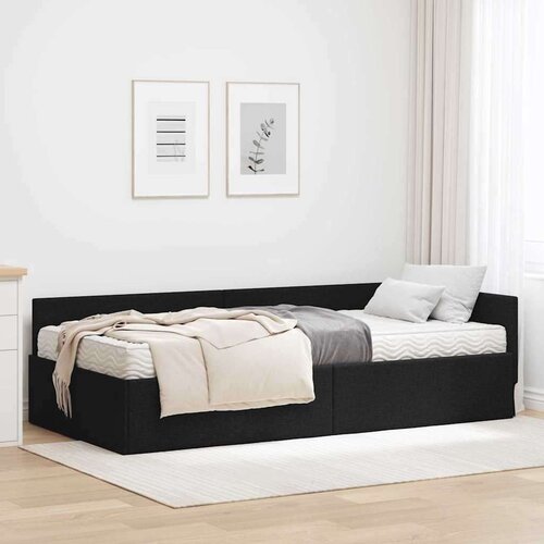  Kotni okvir postelje z matrico Drugo 2 pcs Zelena blago, (5000123308) Cene