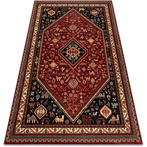 RugsX Preproge Preproga volna KASHQAI 4364 301 orientalski, okvir 200x300 cm Bordo Cene
