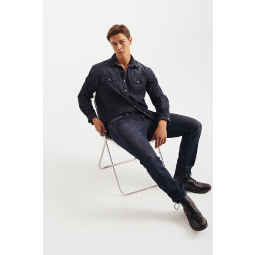 Legendww muske slim fit farmerke sa ravnim nogavicama -model 108 Cene