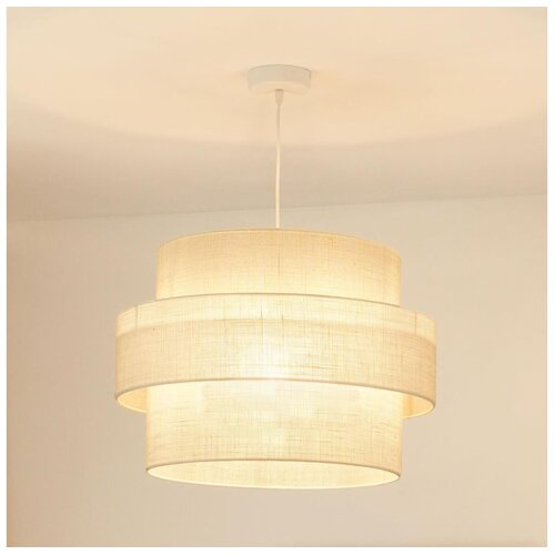  Brilagi - Visilica na sajli SPACE YUTE 1xE27/15W/230V prečnik 50 cm krem/bela Cene