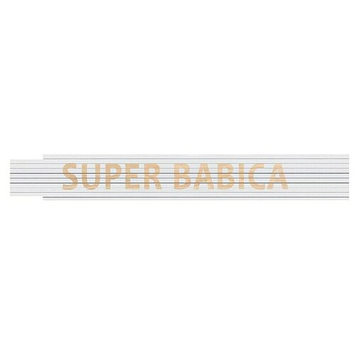 HEKA Zložljivi meter (Dolžina: 2 m, Bela, Natis: SUPER BABICA) Cene