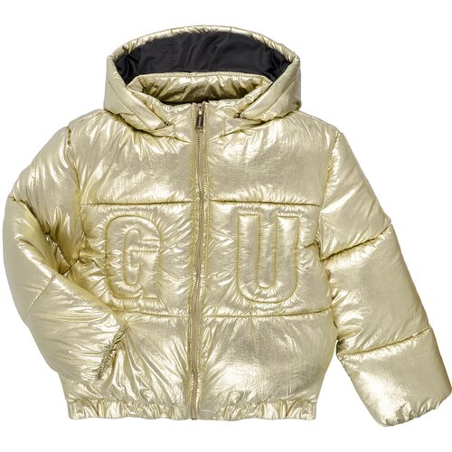 Guess HOODED LS PADDED PUFFER Gold Slike