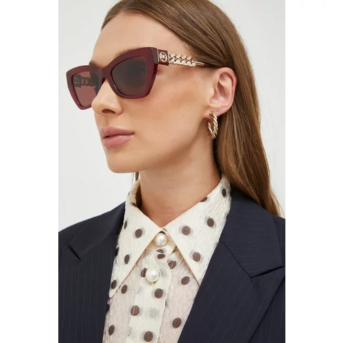 Michael Kors Sončna očala ženski, bordo barva