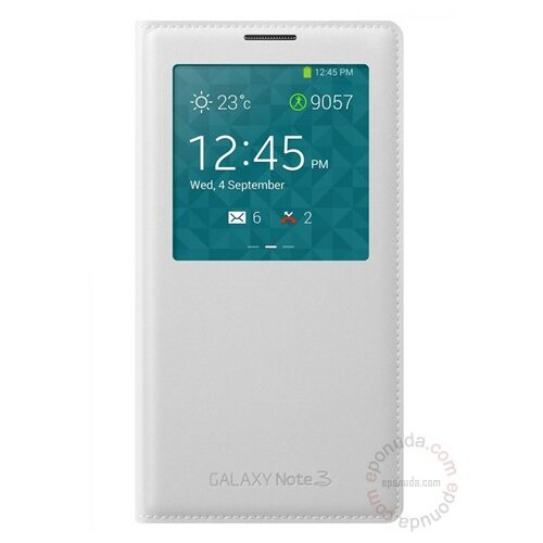 Samsung Galaxy Note 3 Pouch S-view EF-CN900BWEGWW White Slike