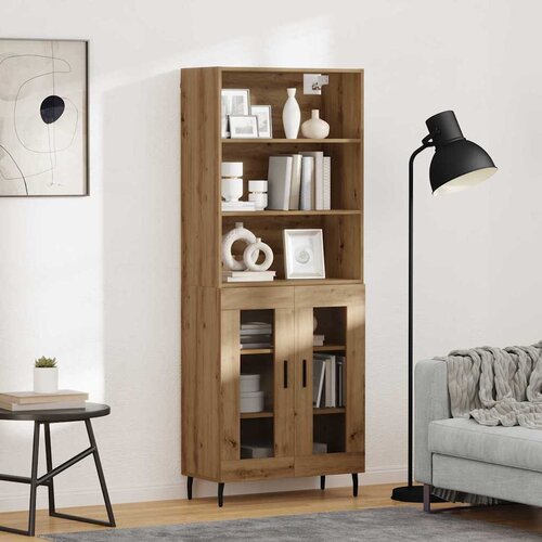  Highboard Umjetnički hrast 69,5 x 34 x 180 cm Cijene