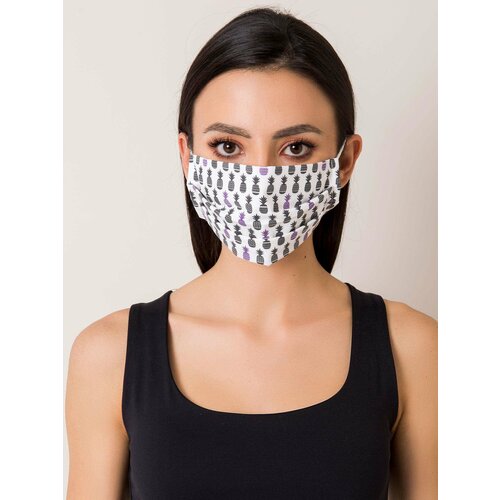 Fashion Hunters White protective mask with pineapples Cene
