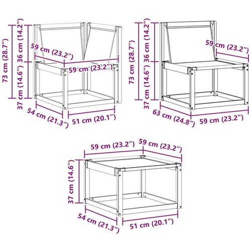  Sekcionalna sofa s jastukom 3 Komad Bijela - Bijela i bež Kutna +sredina +tabure Slike