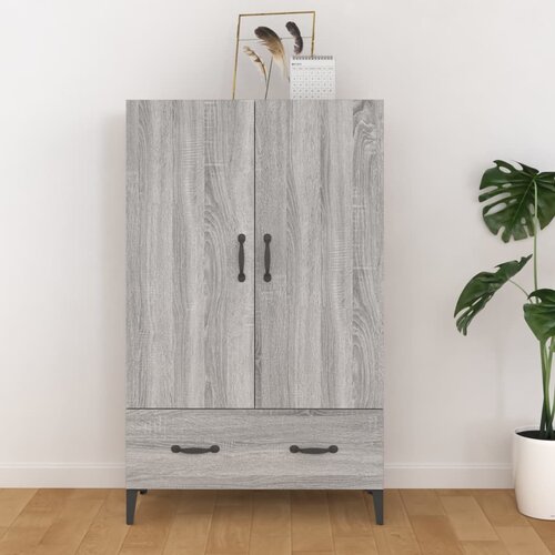 Furnova Visoka omarica siva sonoma 70x31x115 cm inženirski les, (21949797) Cene