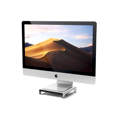 Satechi Aluminum Monitor Stand Hub for iMac, Srebro Slike