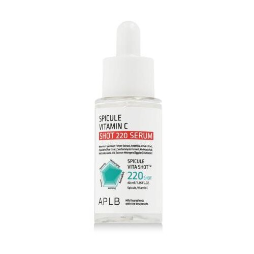 APLB Spicule Vitamin C Shot 220 Serum serum za obraz za vse tipe kože 40 ml unisex Slike