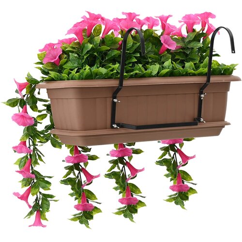  Umjetni cvjetovi Ljubičasto crvena 55 x 20 x 55 cm PE i čelik Slike