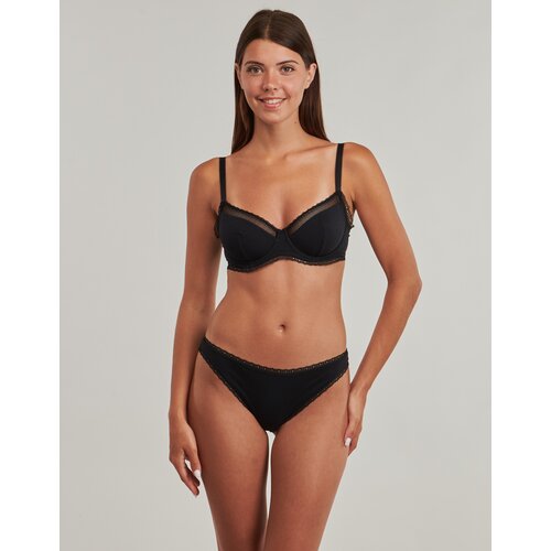 PASSIONATA Z oporo CHARLOTTE WIRED DEMI BRA Črna Slike