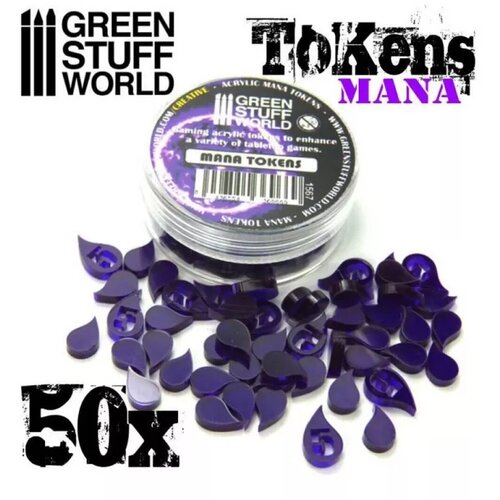 Green Stuff World Gaming TOKENs - Mana Drops (thickness 3mm) Cene