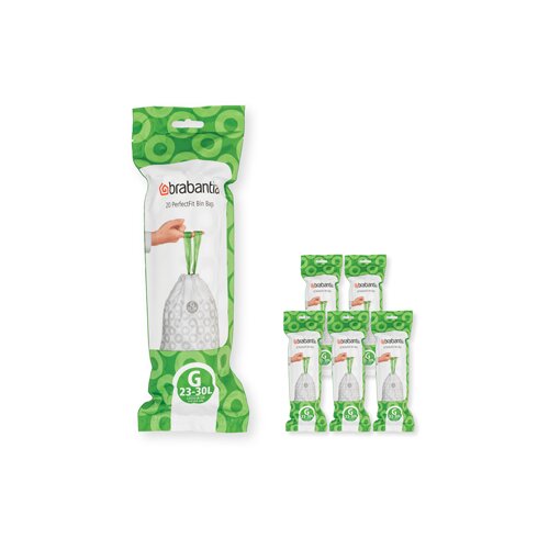 PerfectFIT vrečke za smeti - multi-pakiranja - 23-30L (G) - 6 x 20 kom. Cene