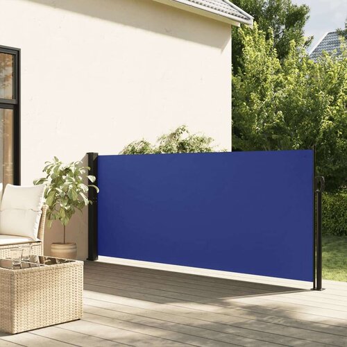 vidaXL Uvlačiva bočna tenda 120 x 300 cm plava Cijene