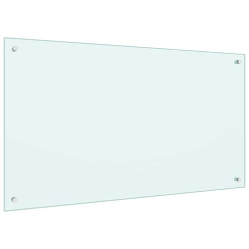  Kuhinjski zid 2 pcs Bijelo 100 x 60 cm Staklo otporno na udarce Slike