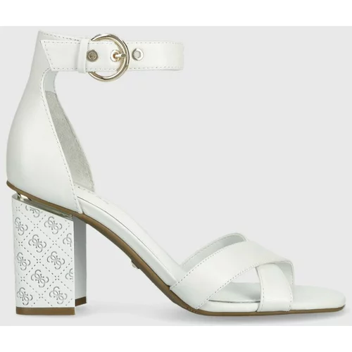 Guess Kožne sandale YANCY boja: bijela, FL6YAN LEA03