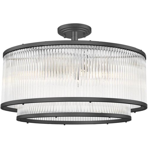 Zuma line C0528-06H-P7AC - Luster na šipci SERGIO 6xE14/60W/230V crna Cene