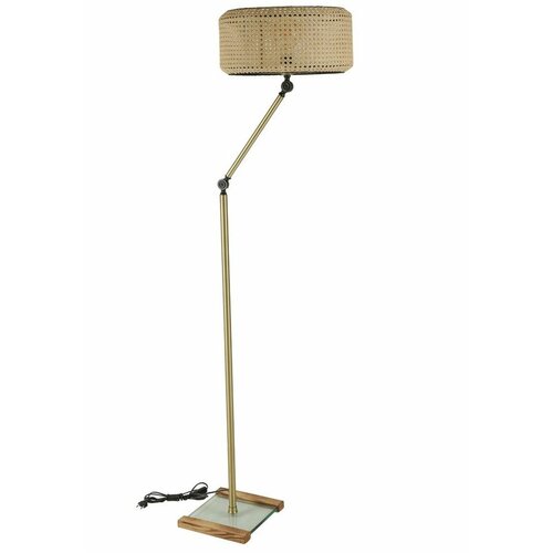 Opviq 8587-4 GoldRattan Floor Lamp Cene