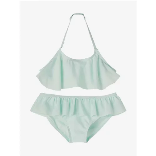 name it Light Green Girls Two Piece Swimwear Fini - Unisex