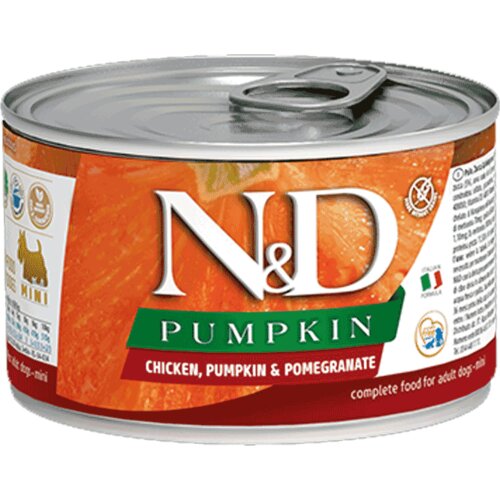 N&d Pumpkin konzerva za pse Mini Adult, Bundeva i Piletina, 140 g Cene
