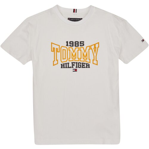 Tommy Hilfiger Majice s kratkimi rokavi TOMMY 1985 VARSITY TEE S/S Bela Slike