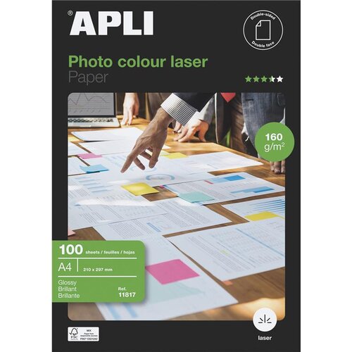 Apli Foto papir A4 Laser Glossy 160g 100 listov, (20366146) Cene