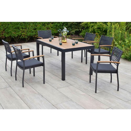 Gardenson VRTNA GARNITURA PARELLA aluminij barve grafita, siva Cene
