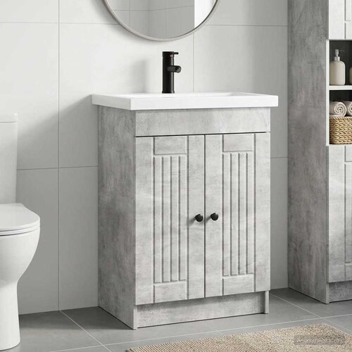  Set namještaja za kupaonicu Betonska siva 78,5 x 37,5 x 81 cm Cene