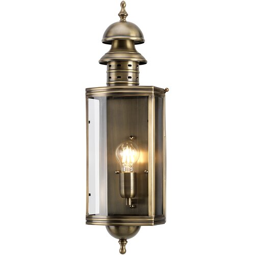 Elstead Lighting Elstead Downing Street Zunanja stenska svetilka z 1 lučjo, masivna medenina, IP44, E27, (22099877) Cene