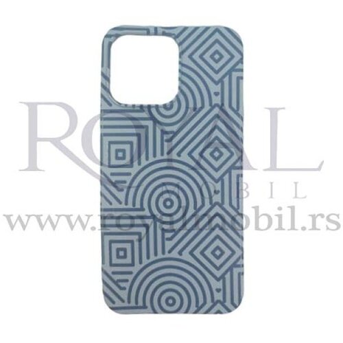  futrola soft print geometrik No9 za iphone 13 pro max (6.7) belo-plava Cene