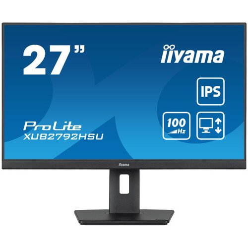 Iiyama XUB2792HSU-B6 Business LED zaslon Energetska učinkovitost 2021 E (A - G) 68.6 cm (27 palac) 1920 x 1080 piksel 1 Cijene