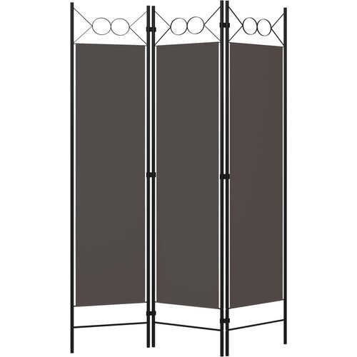 Maison Chic Paravan - Sobne pregrade 3-delni antraciten 120x180 cm, (22111427) Cene