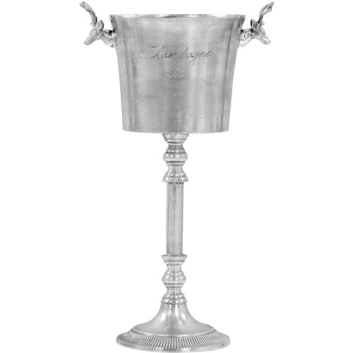  Rashlađivač za pjenušac od punog aluminija 39x29x71 cm srebrni Cijene