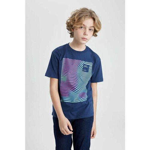 Defacto Boy Regular Fit Crew Neck Printed Short Sleeve T-Shirt Slike