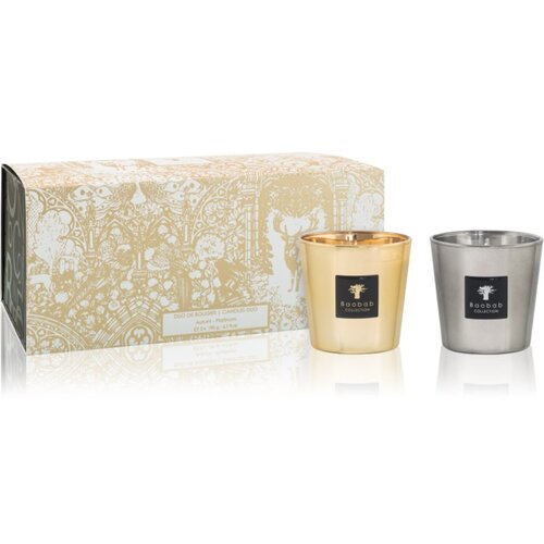 Baobab Collection Aurum & Platinum Les Exclusives Duo Candle Box darilni set Cene