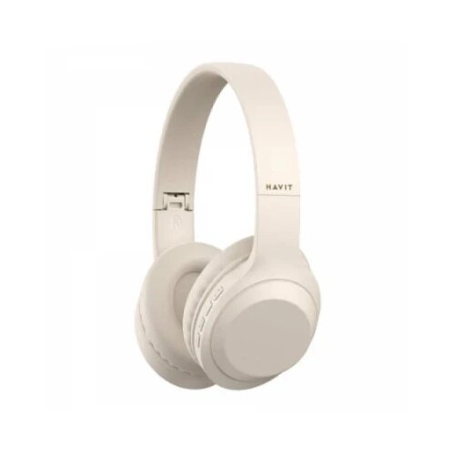 Havit H628BT - wireless on-ear headphones, beige Slike