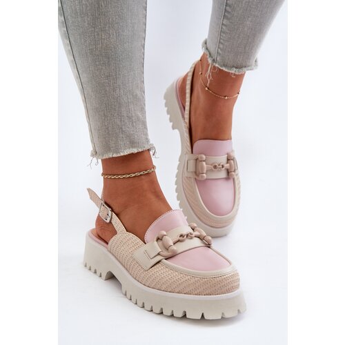 S. BARSKI Women's Flat Heeled Sandals with Beige Ornament D&A Cijene