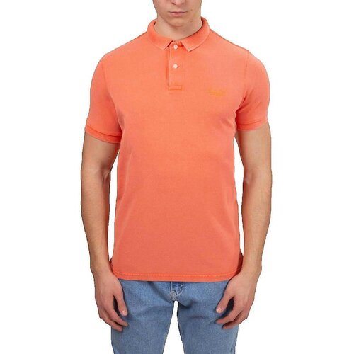 Superdry Polo majice kratki rokavi Polo manches courtes Vint Destroy Rožnata Cene