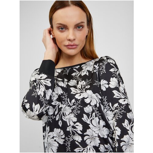 Orsay White-Black Ladies Floral Blouse - Women Cene