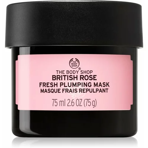 The Body Shop british rose fresh plumping vlažilna maska ​​za obraz 75 ml za ženske