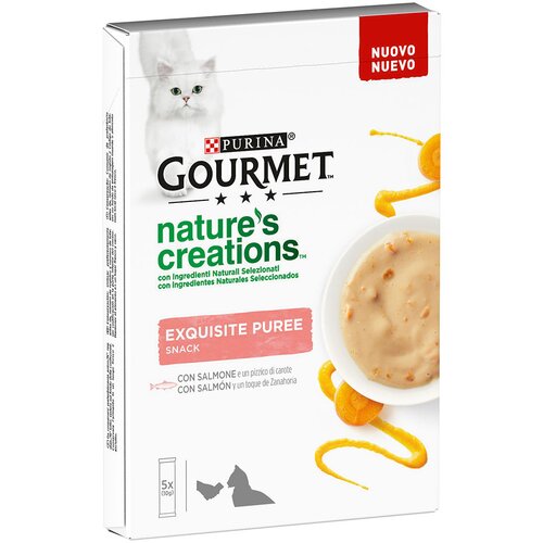 Gourmet Nature's Creations Snack 5 x 10 g - Losos i mrkva Cene