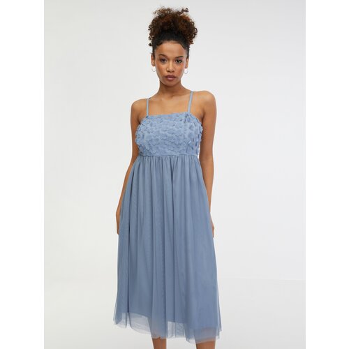 Orsay Light Blue Women&amp;#039;s Midi Dress - Women Slike