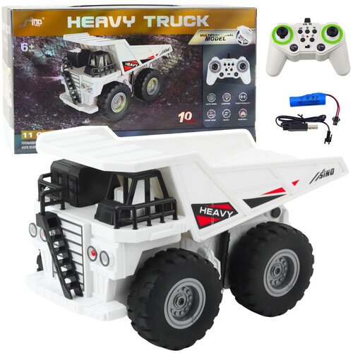Kamion na daljinsko upravljanje Heavy Truck u omjeru 1:24 - bijeli Cene