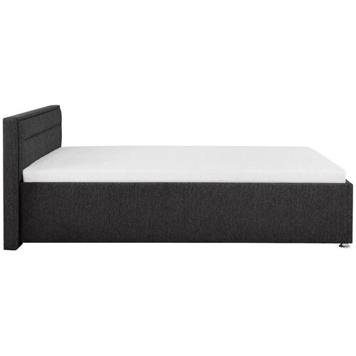 MID.YOU OBLAZINJENA POSTELJA 120 cm x 200 cm , les, kovina, umetna masa, tekstil antracit Slike